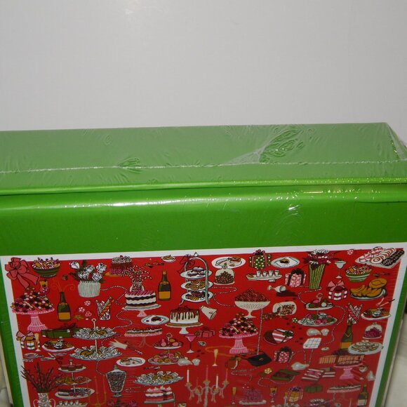 Kate Spade New York 500 Piece -Party Table Puzzle - Sealed Box 22" x 22" - Picture 3 of 3